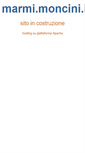 Mobile Screenshot of marmi.moncini.it